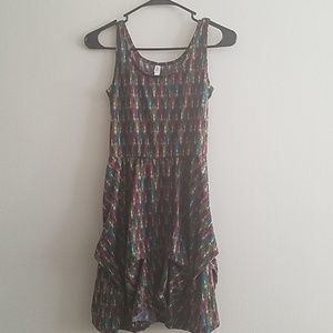 Xhileration Peacock Feather Dress